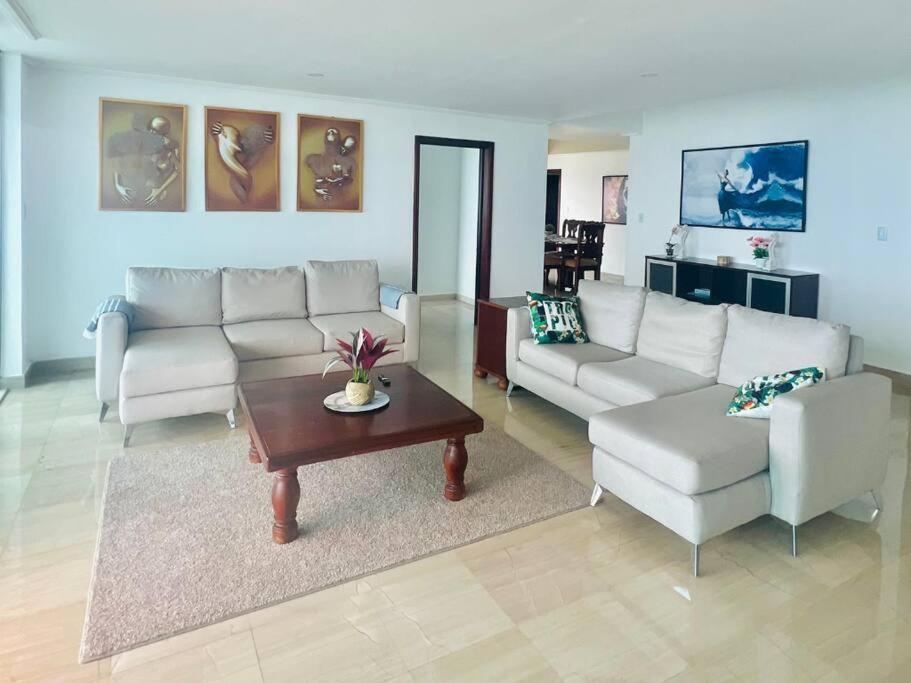 Beach Front Penthouse In Exclusive Tower 聖多明哥 外观 照片